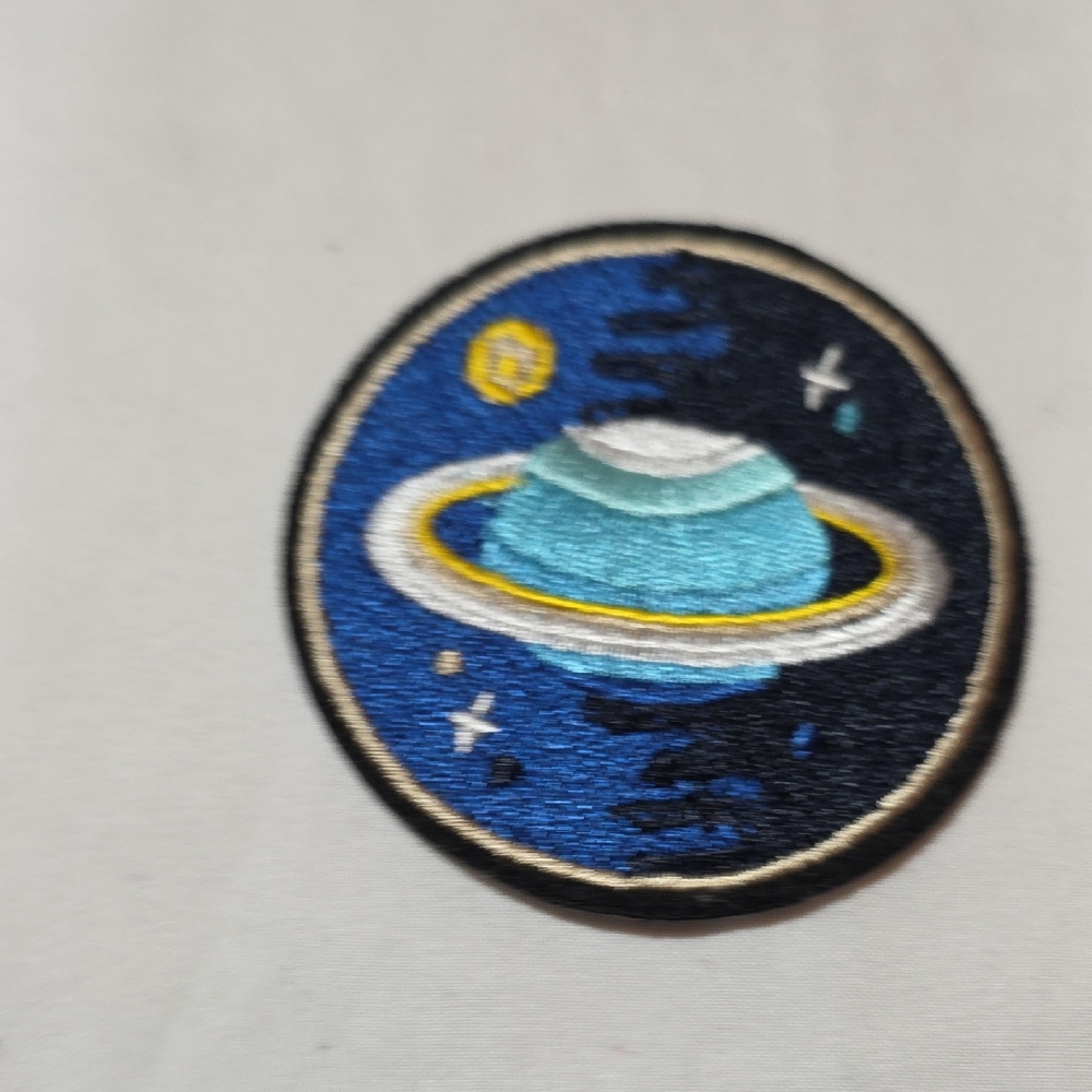 Saturn Iron On Patch